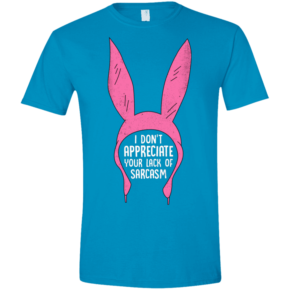 T-Shirts Sapphire / S Sarcasm Wins Men's Semi-Fitted Softstyle