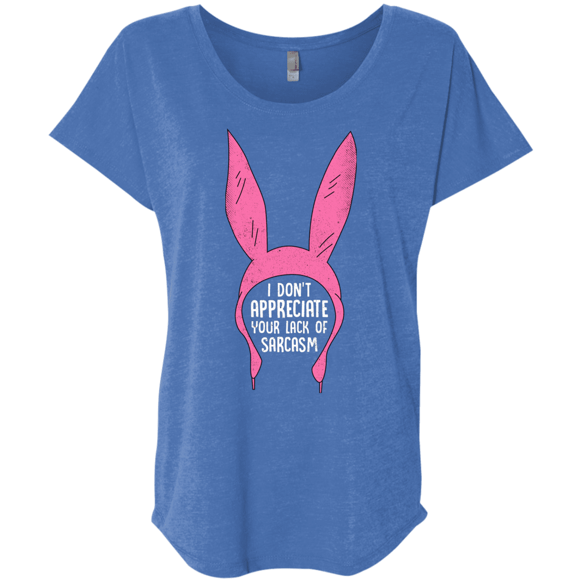 T-Shirts Vintage Royal / X-Small Sarcasm Wins Triblend Dolman Sleeve