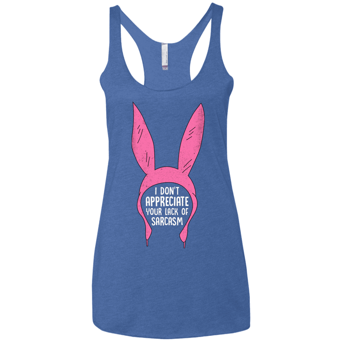 T-Shirts Vintage Royal / X-Small Sarcasm Wins Women's Triblend Racerback Tank