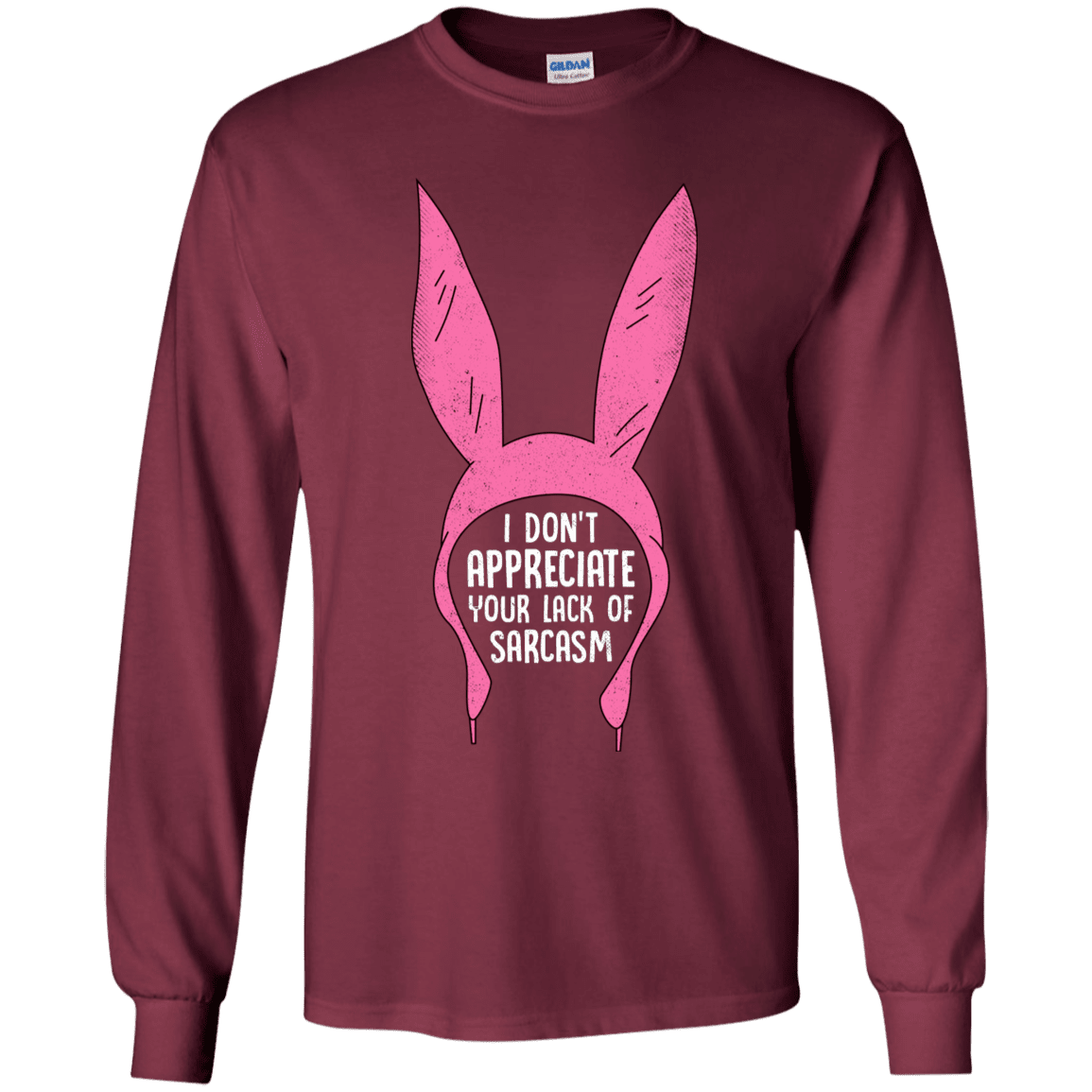 T-Shirts Maroon / YS Sarcasm Wins Youth Long Sleeve T-Shirt