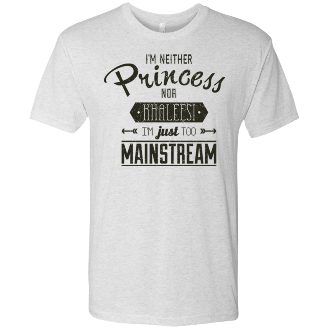 T-Shirts Heather White / Small Sarcastic Girl Men's Triblend T-Shirt