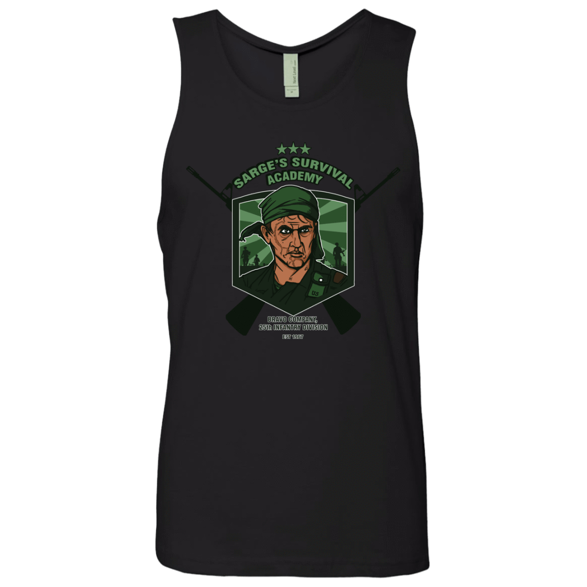 T-Shirts Black / S Sarges Survival Men's Premium Tank Top