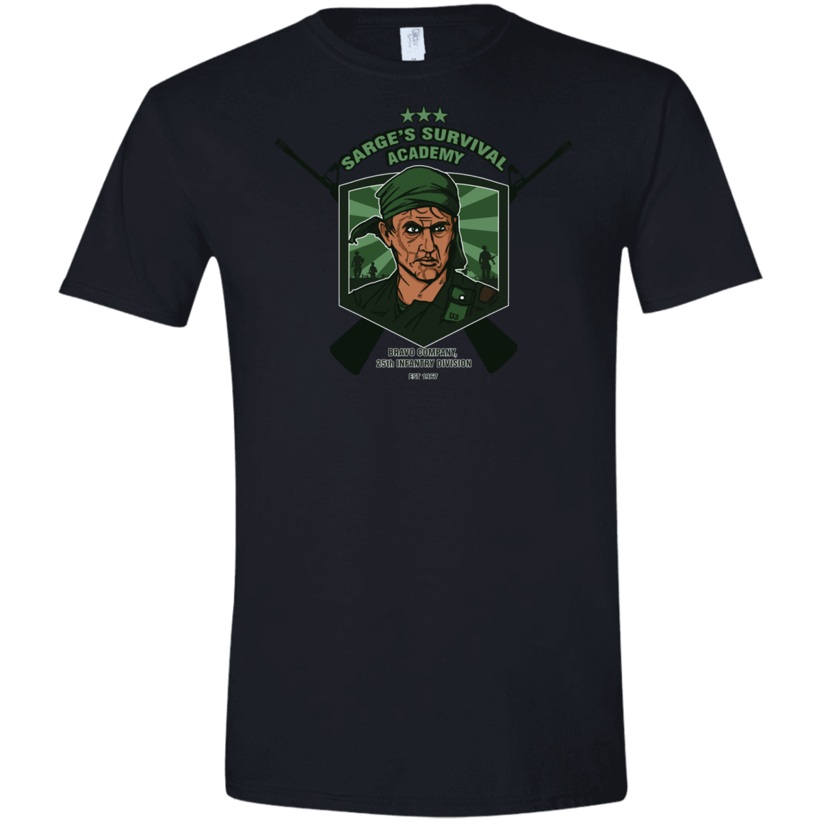 T-Shirts Black / X-Small Sarges Survival Men's Semi-Fitted Softstyle