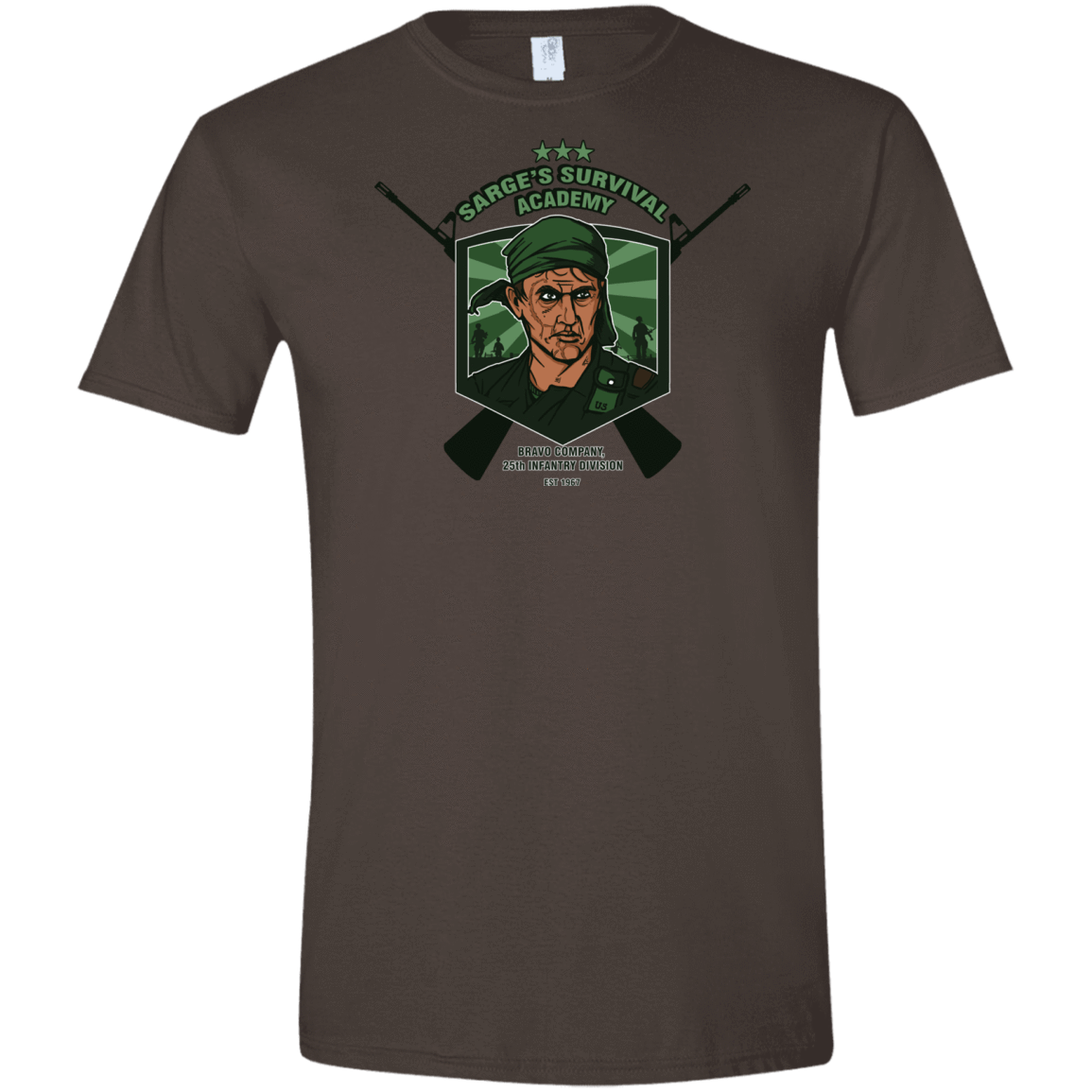 T-Shirts Dark Chocolate / S Sarges Survival Men's Semi-Fitted Softstyle