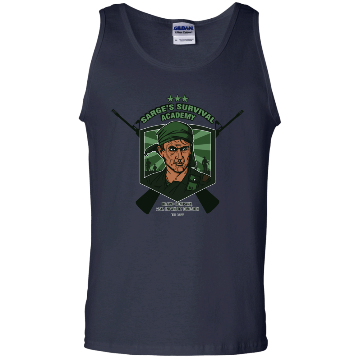 T-Shirts Navy / S Sarges Survival Men's Tank Top