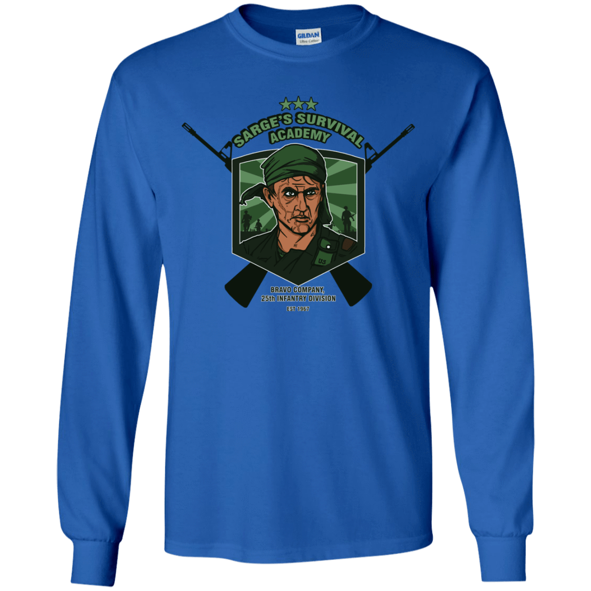 T-Shirts Royal / YS Sarges Survival Youth Long Sleeve T-Shirt