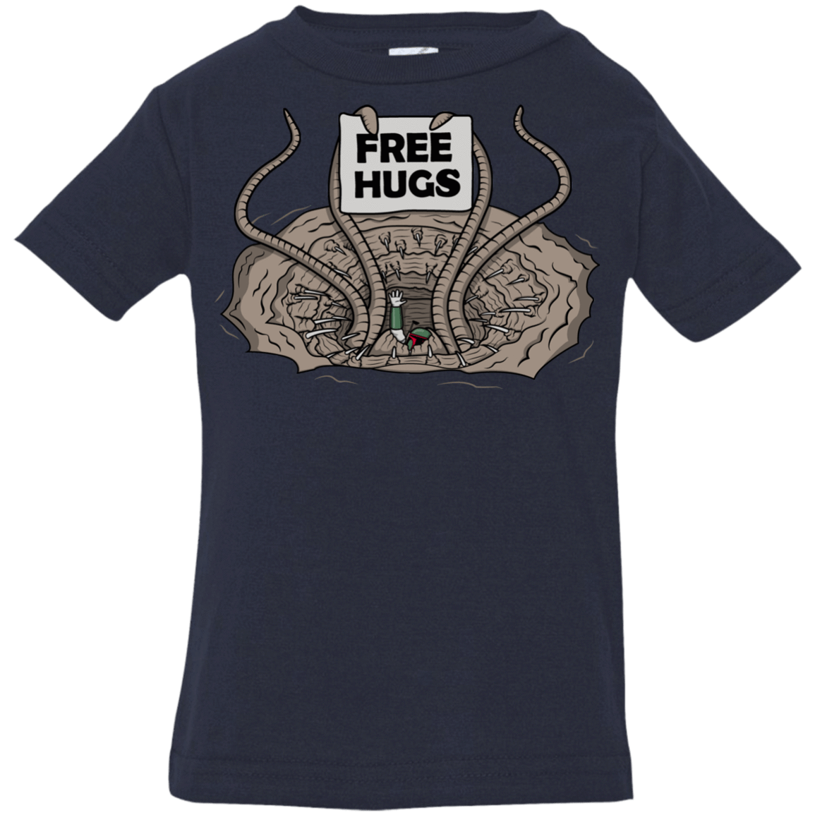 T-Shirts Navy / 6 Months Sarlacc Free Hugs Infant Premium T-Shirt