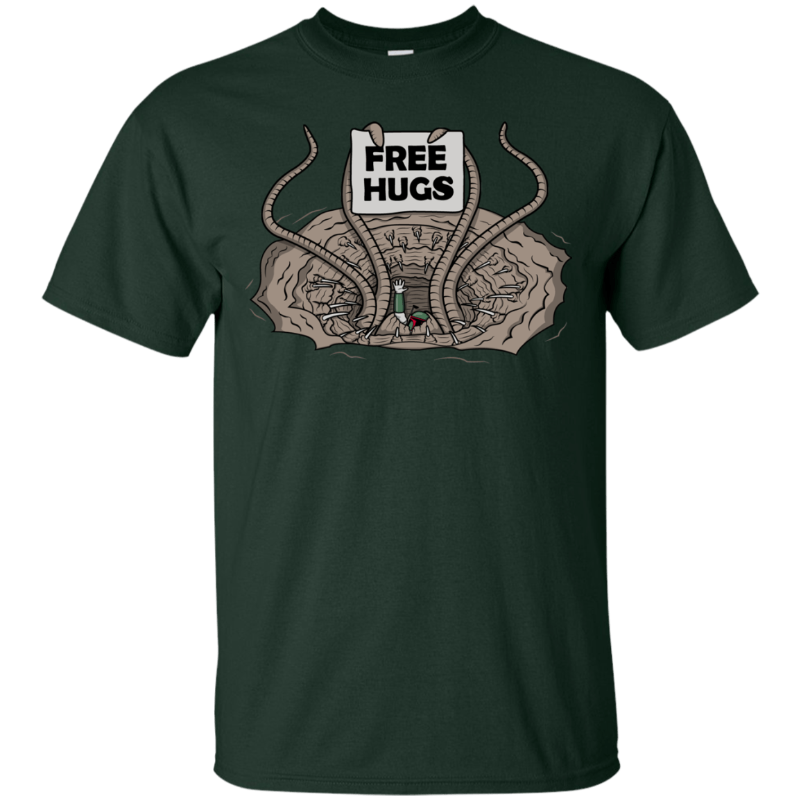 T-Shirts Forest / S Sarlacc Free Hugs T-Shirt