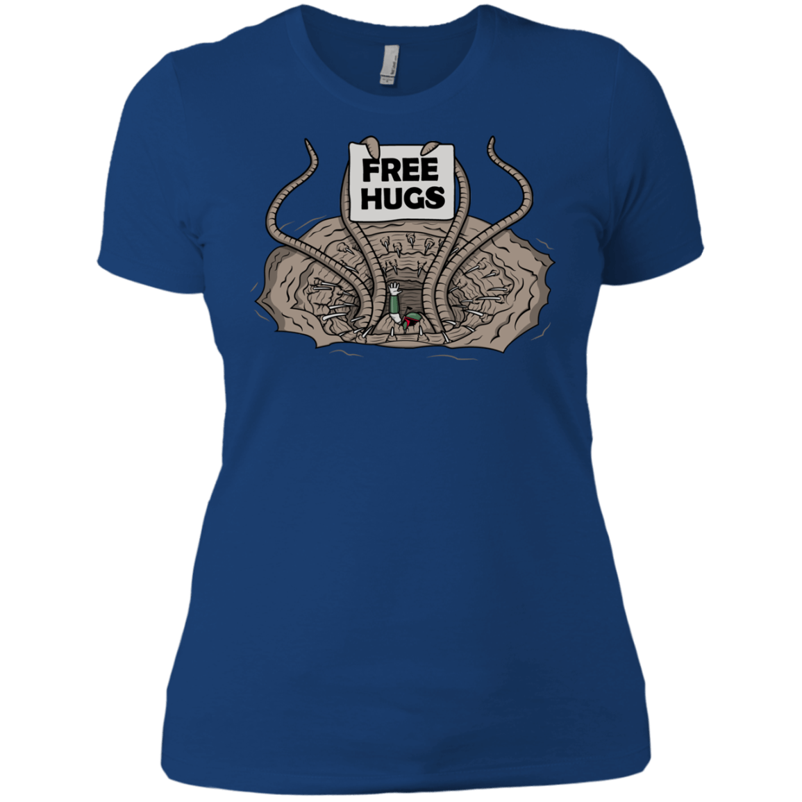 T-Shirts Royal / X-Small Sarlacc Free Hugs Women's Premium T-Shirt