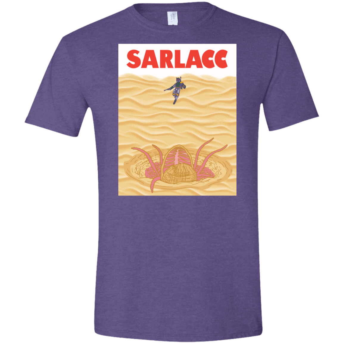 T-Shirts Heather Purple / S Sarlacc Men's Semi-Fitted Softstyle