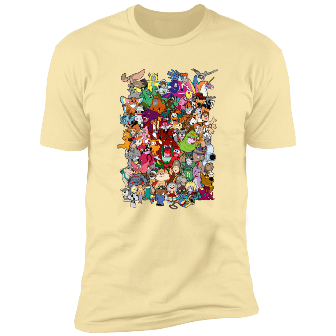 T-Shirts Banana Cream / S Saturday Morning Sidekicks Men's Premium T-Shirt