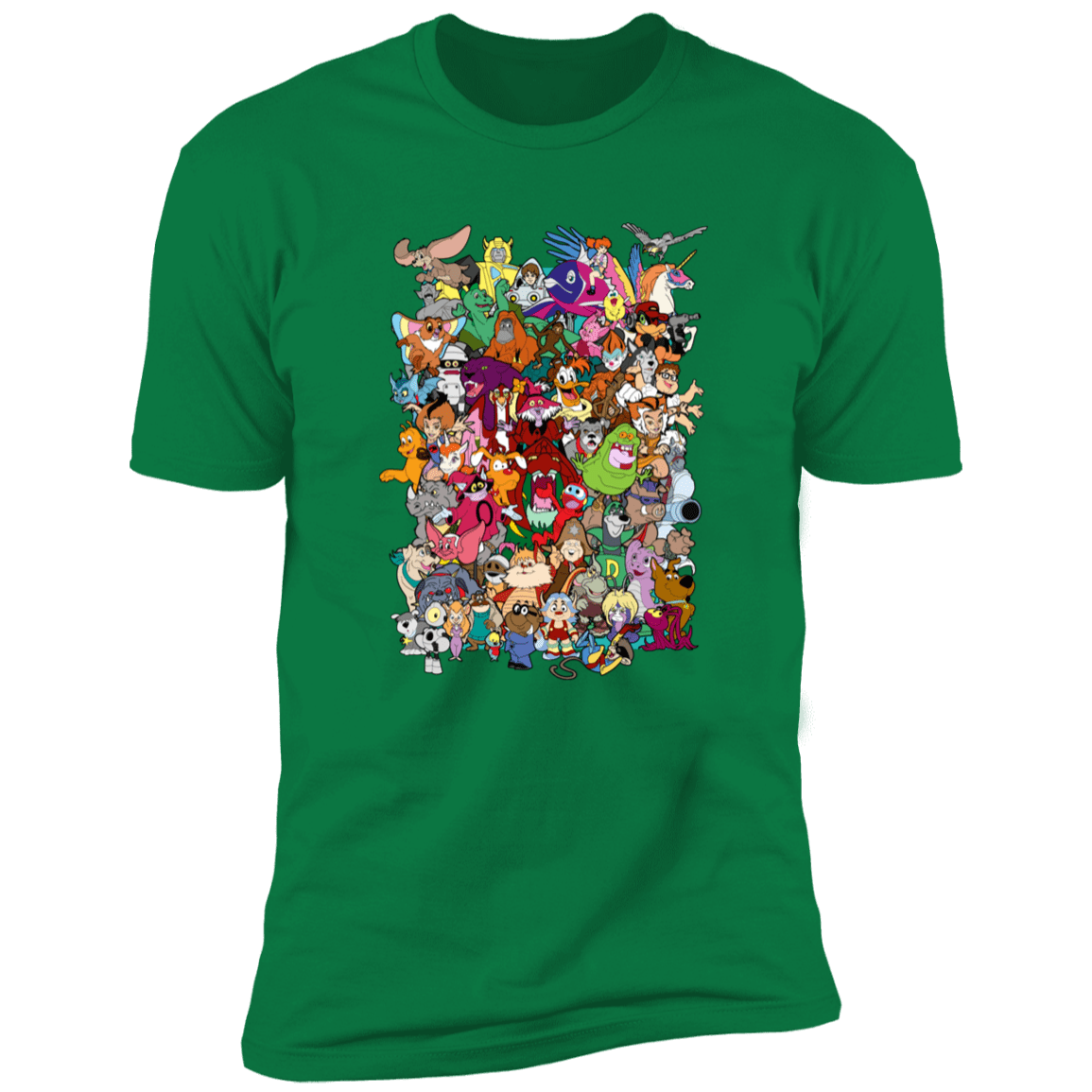 T-Shirts Kelly Green / S Saturday Morning Sidekicks Men's Premium T-Shirt