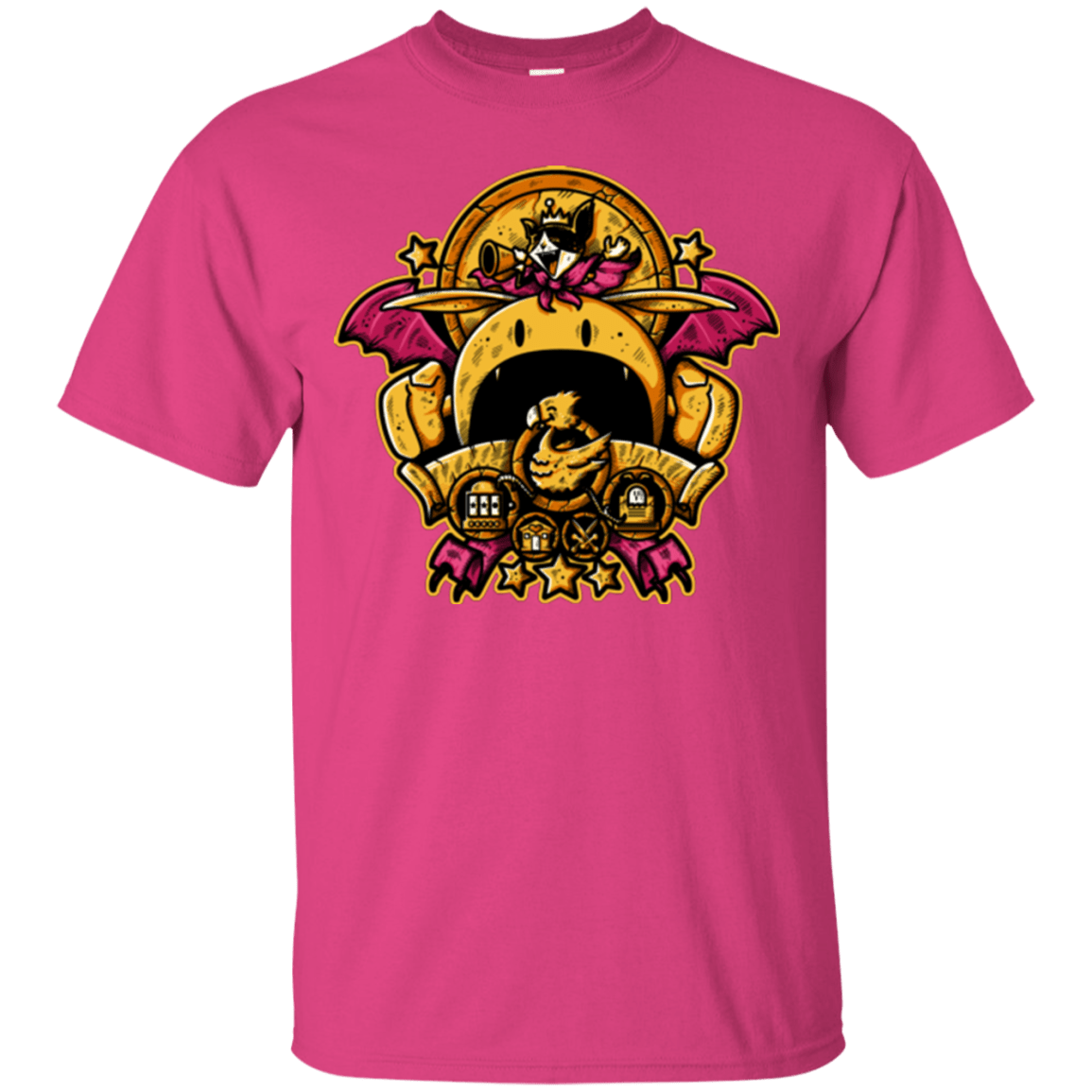 T-Shirts Heliconia / Small SAUCER CREST T-Shirt