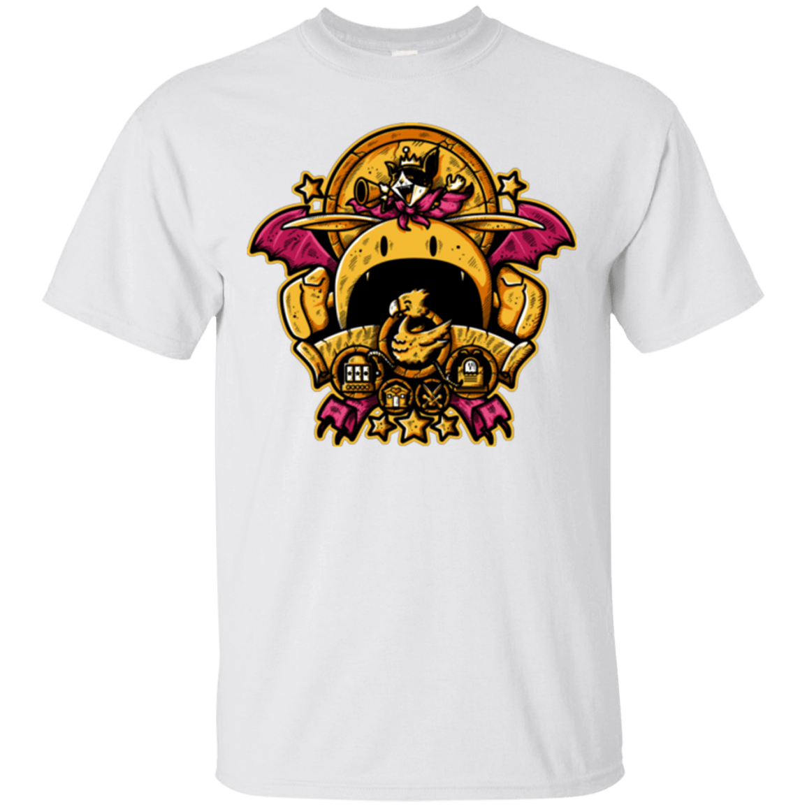 T-Shirts White / Small SAUCER CREST T-Shirt