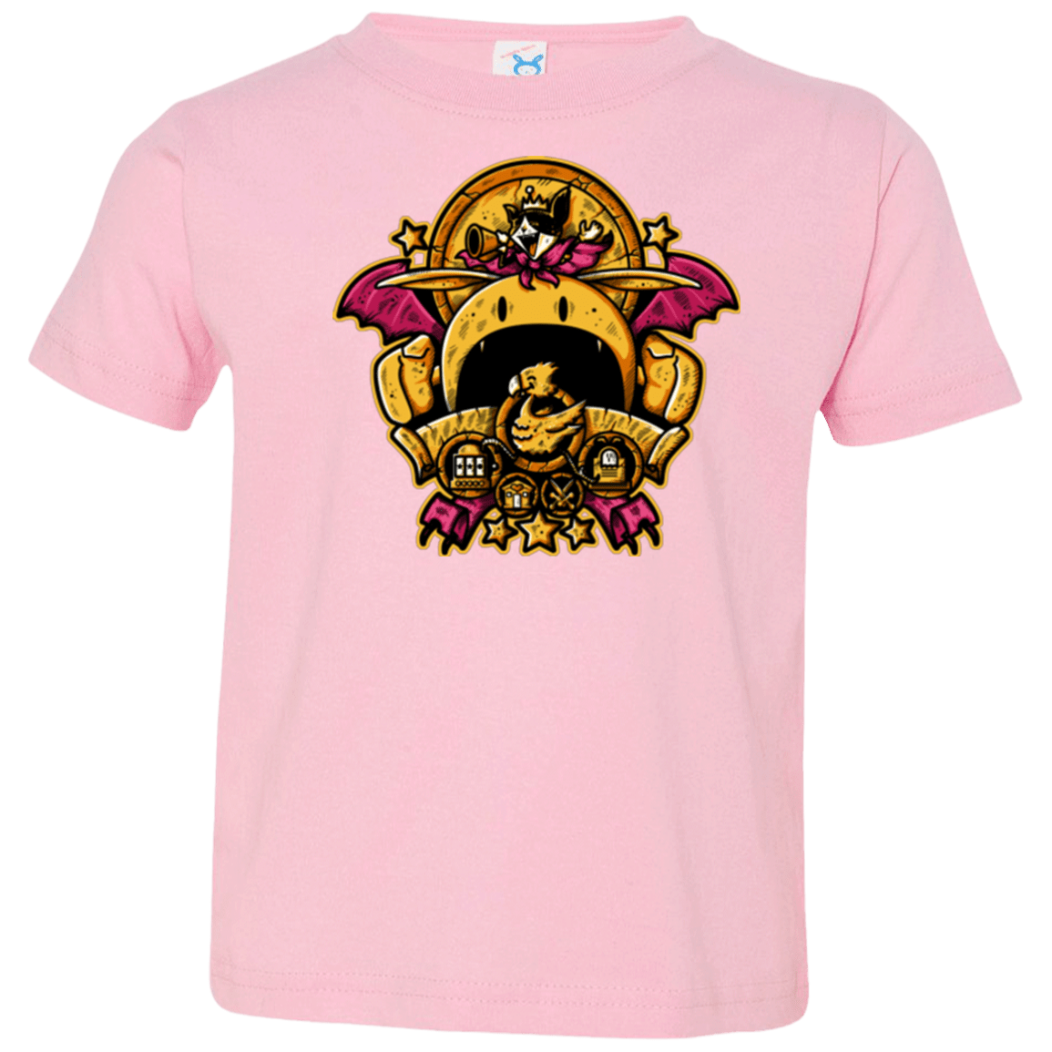 T-Shirts Pink / 2T SAUCER CREST Toddler Premium T-Shirt