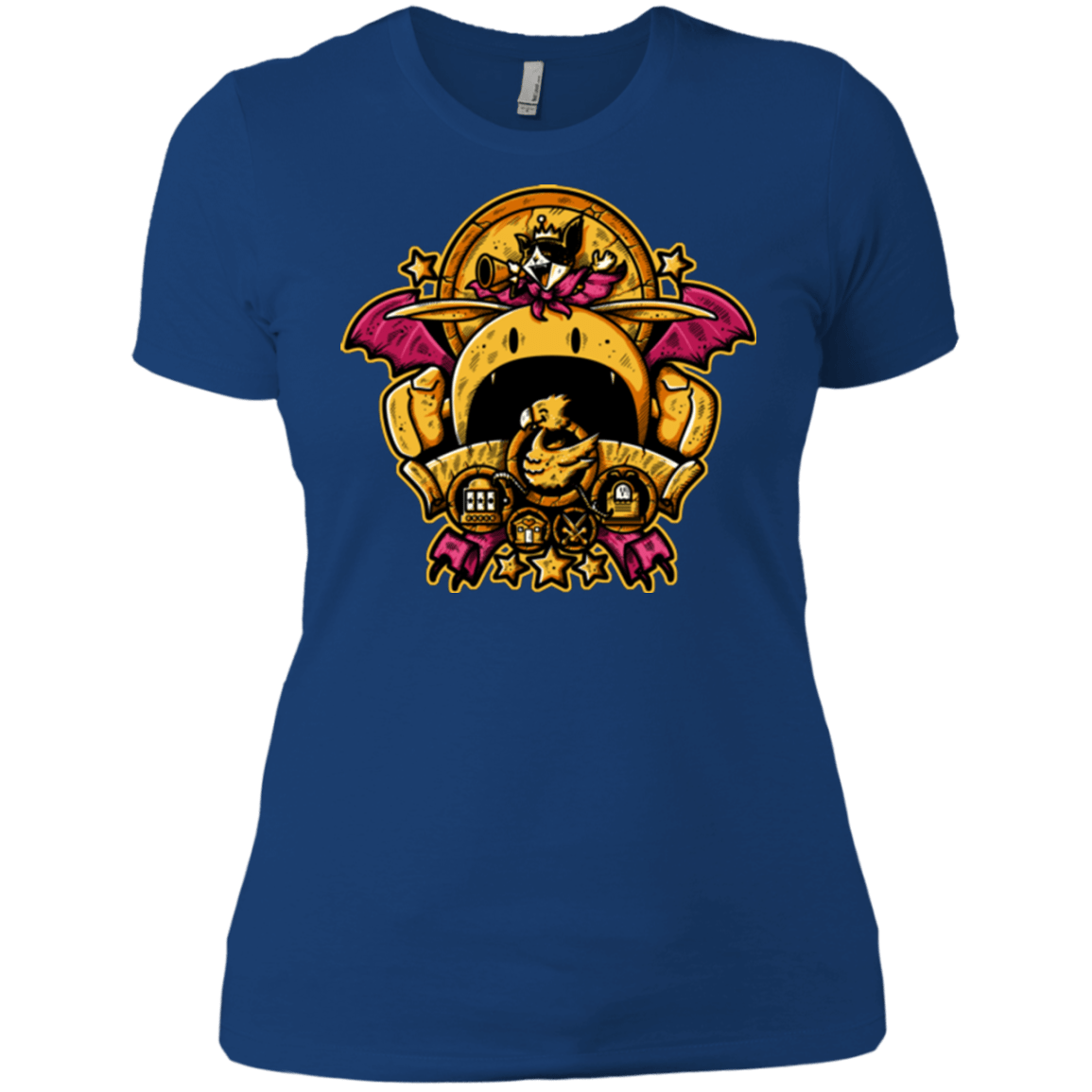 T-Shirts Royal / X-Small SAUCER CREST Women's Premium T-Shirt