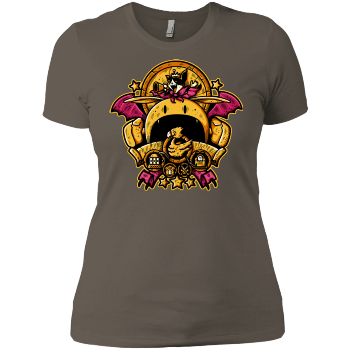 T-Shirts Warm Grey / X-Small SAUCER CREST Women's Premium T-Shirt