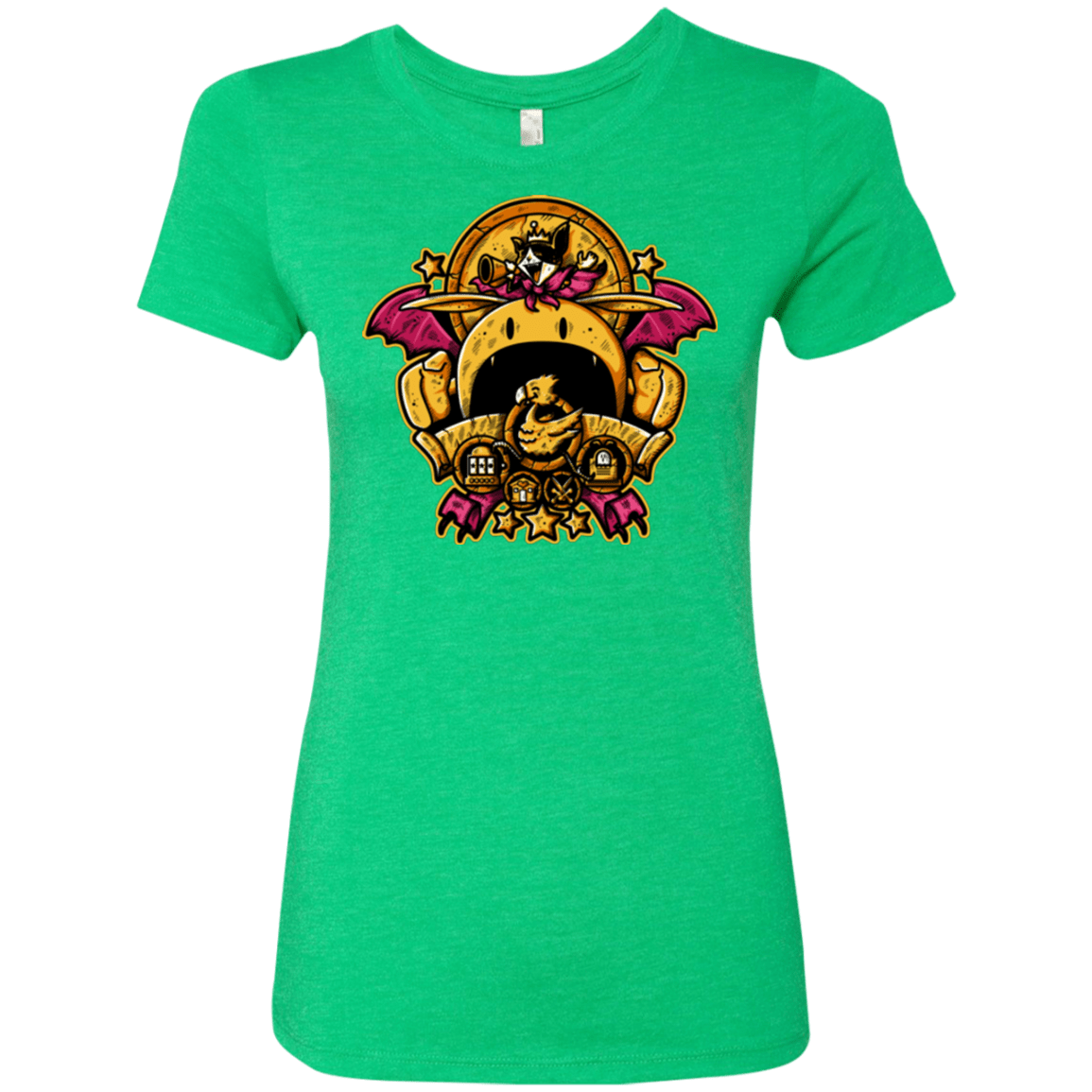 T-Shirts Envy / Small SAUCER CREST Women's Triblend T-Shirt