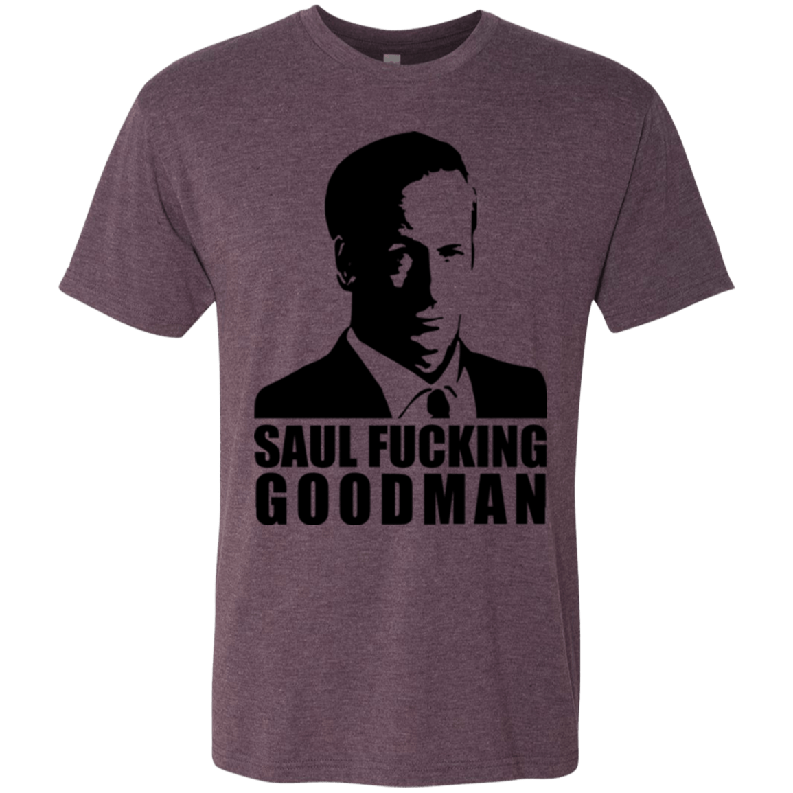 T-Shirts Vintage Purple / Small Saul fucking Goodman Men's Triblend T-Shirt