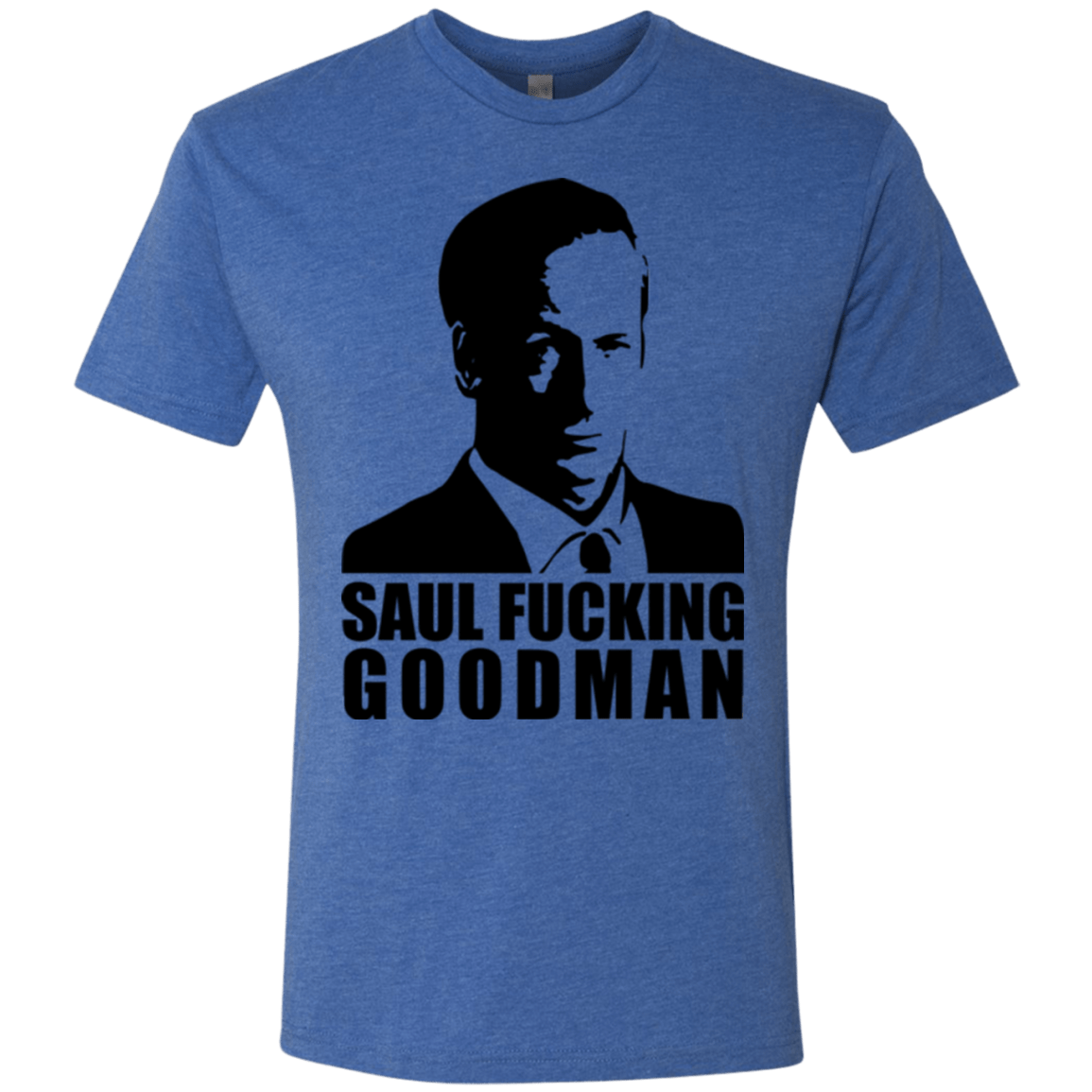 T-Shirts Vintage Royal / Small Saul fucking Goodman Men's Triblend T-Shirt