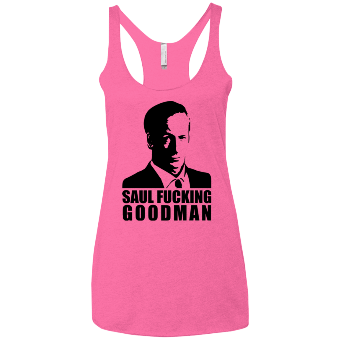 T-Shirts Vintage Pink / X-Small Saul fucking Goodman Women's Triblend Racerback Tank