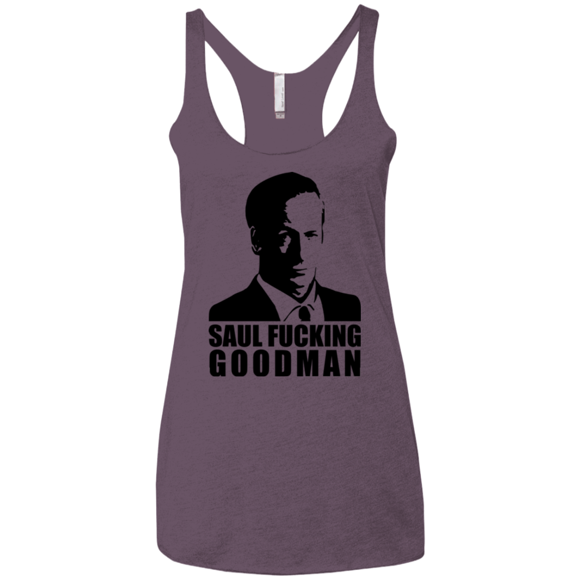 T-Shirts Vintage Purple / X-Small Saul fucking Goodman Women's Triblend Racerback Tank
