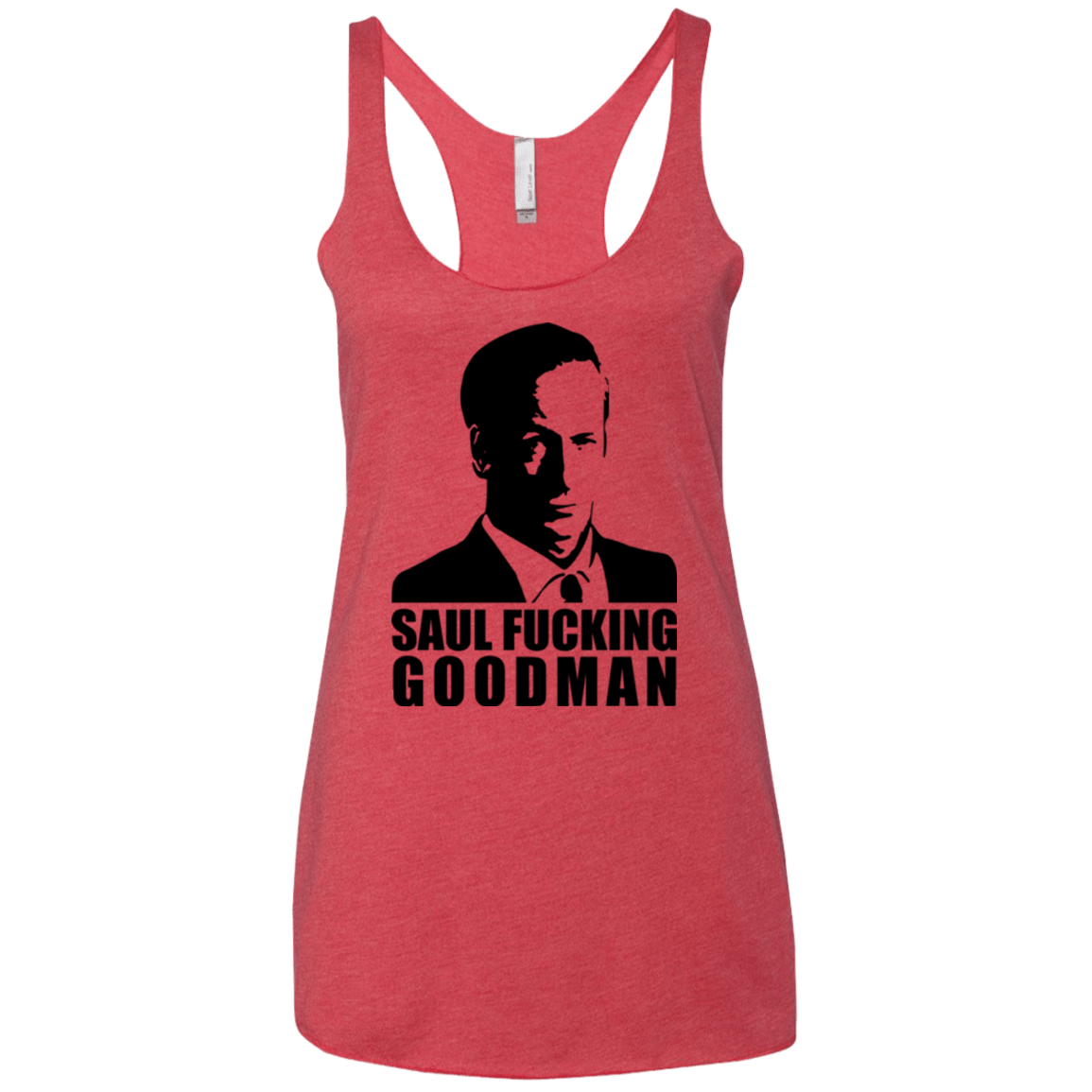 T-Shirts Vintage Red / X-Small Saul fucking Goodman Women's Triblend Racerback Tank