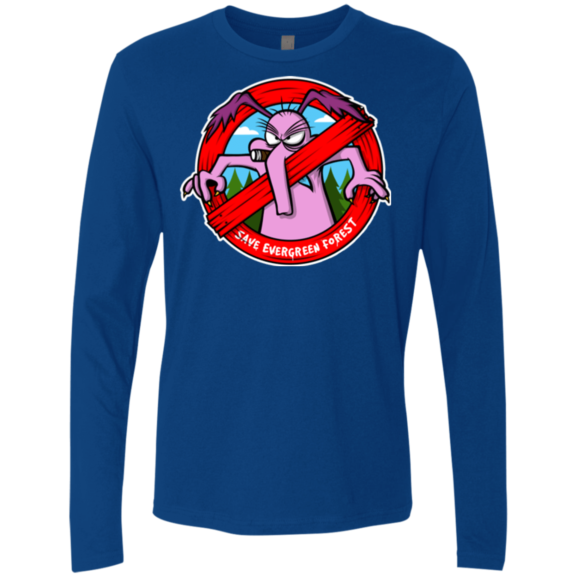 T-Shirts Royal / Small Save The Forest Men's Premium Long Sleeve