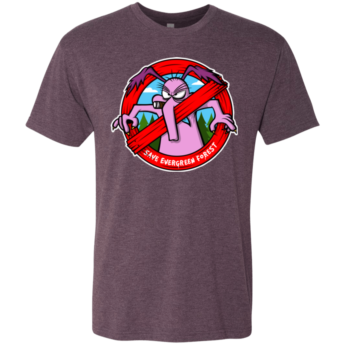 T-Shirts Vintage Purple / Small Save The Forest Men's Triblend T-Shirt
