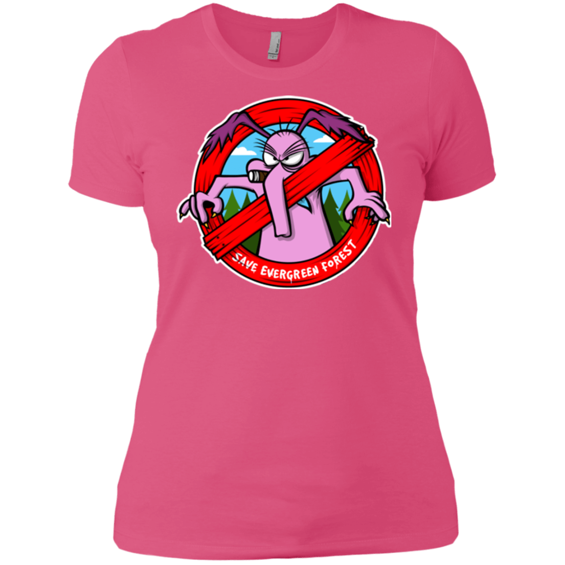 T-Shirts Hot Pink / X-Small Save The Forest Women's Premium T-Shirt