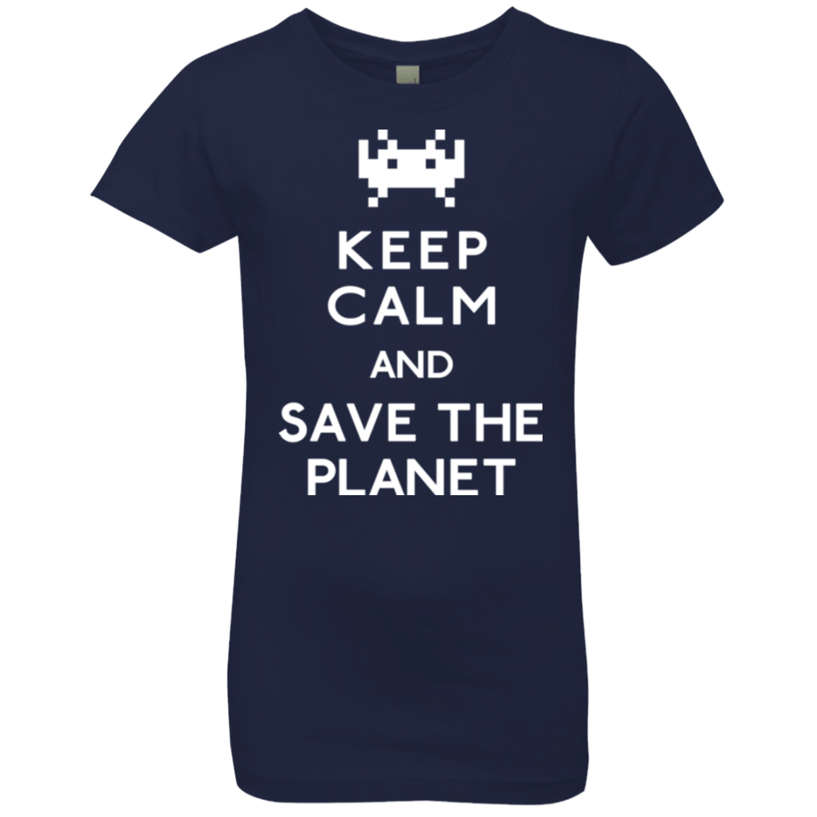 T-Shirts Midnight Navy / YXS Save the planet Girls Premium T-Shirt