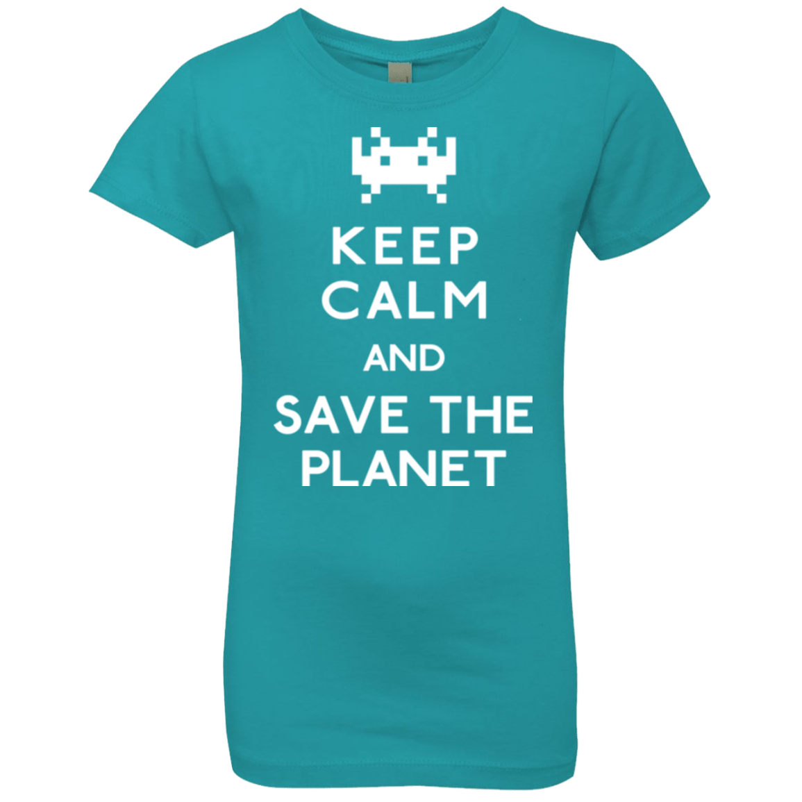 T-Shirts Tahiti Blue / YXS Save the planet Girls Premium T-Shirt