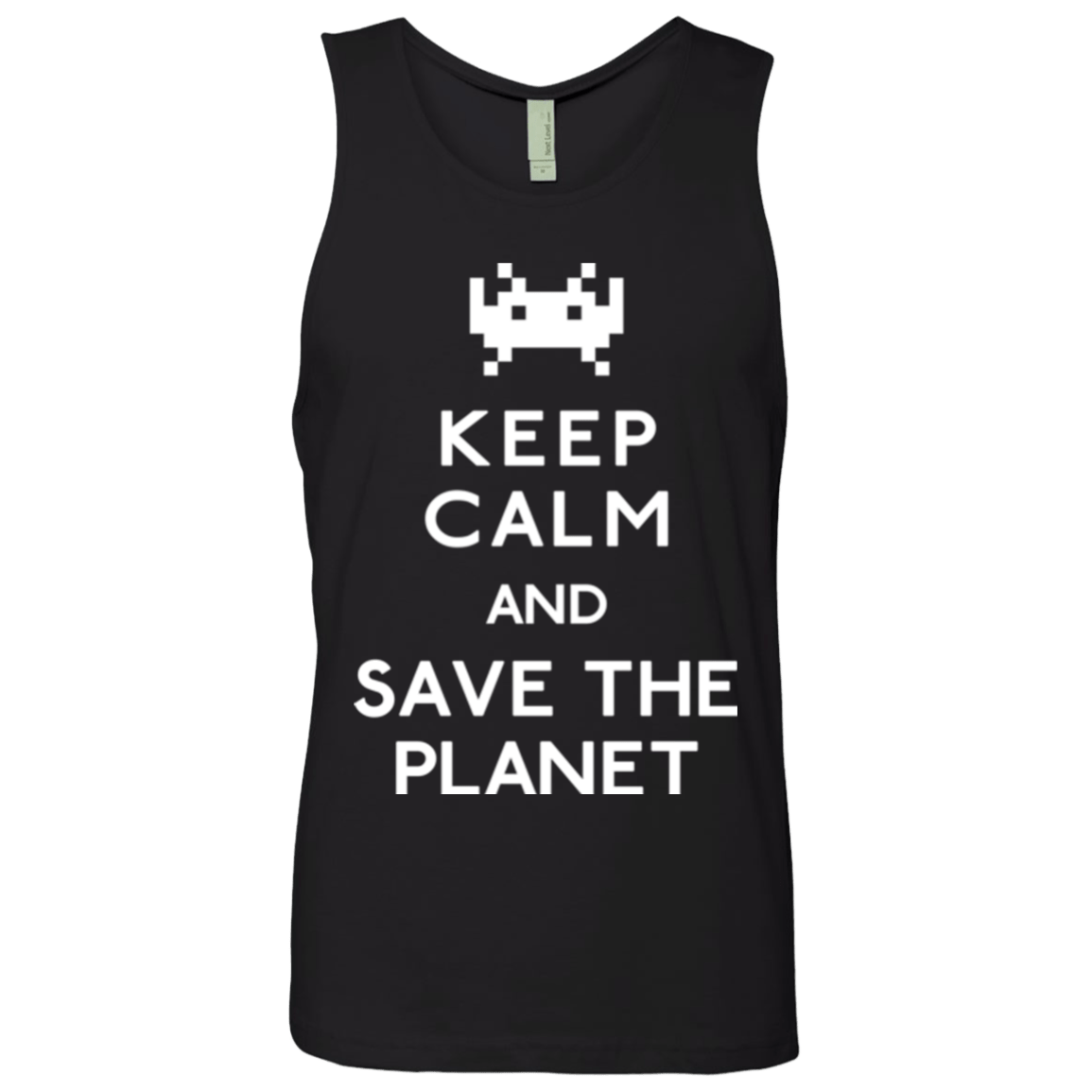 T-Shirts Black / Small Save the planet Men's Premium Tank Top
