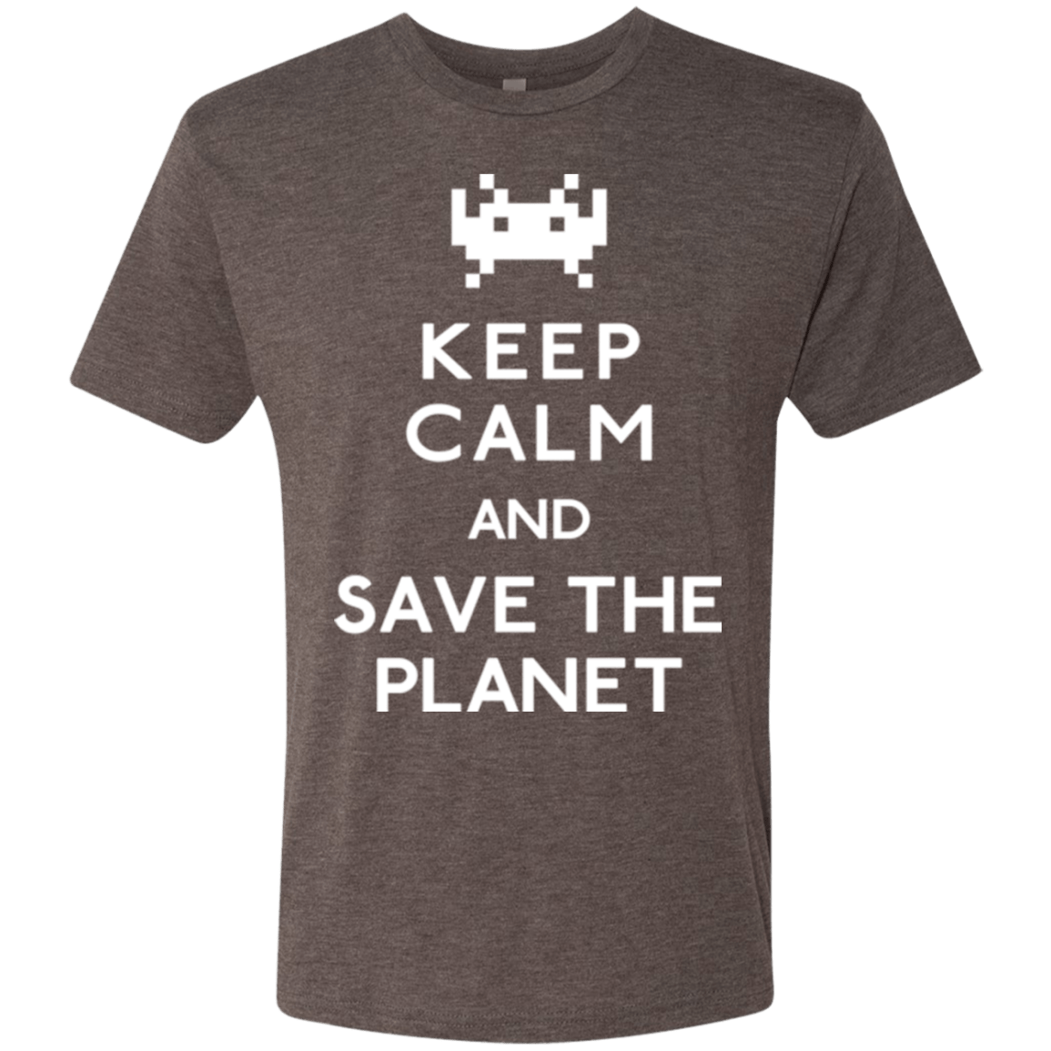 T-Shirts Macchiato / Small Save the planet Men's Triblend T-Shirt