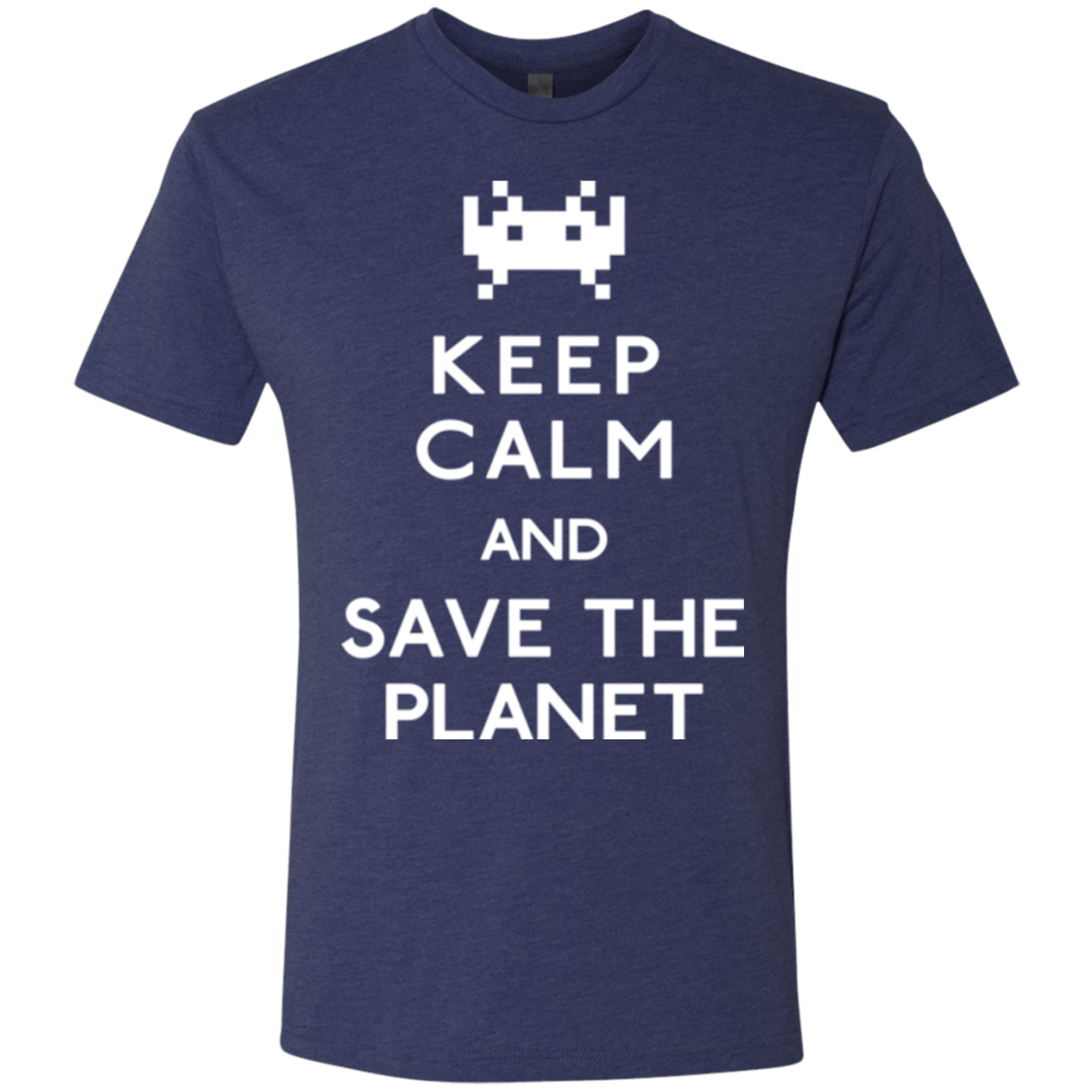 T-Shirts Vintage Navy / Small Save the planet Men's Triblend T-Shirt