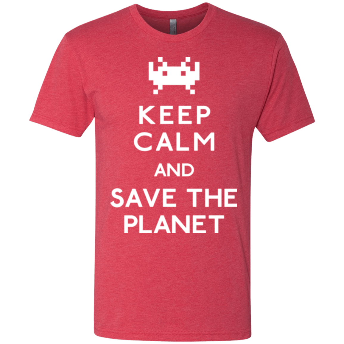 T-Shirts Vintage Red / Small Save the planet Men's Triblend T-Shirt