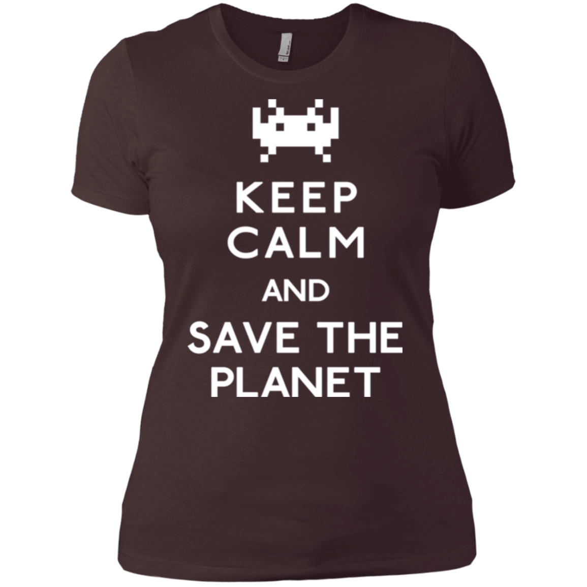 T-Shirts Dark Chocolate / X-Small Save the planet Women's Premium T-Shirt