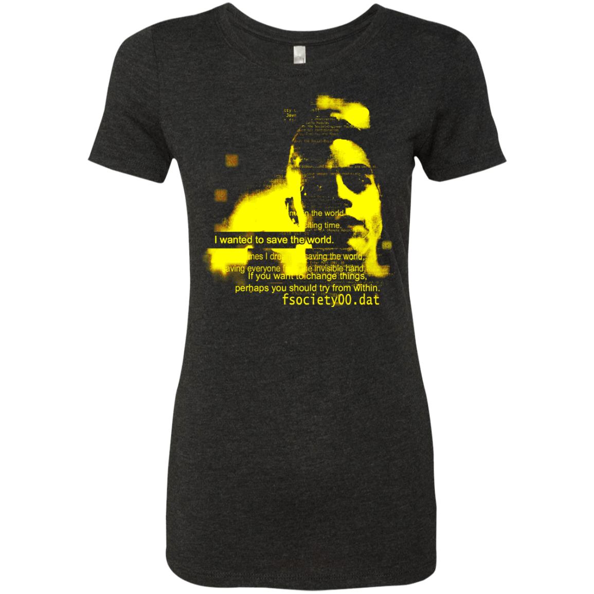 T-Shirts Vintage Black / S Save the World Women's Triblend T-Shirt