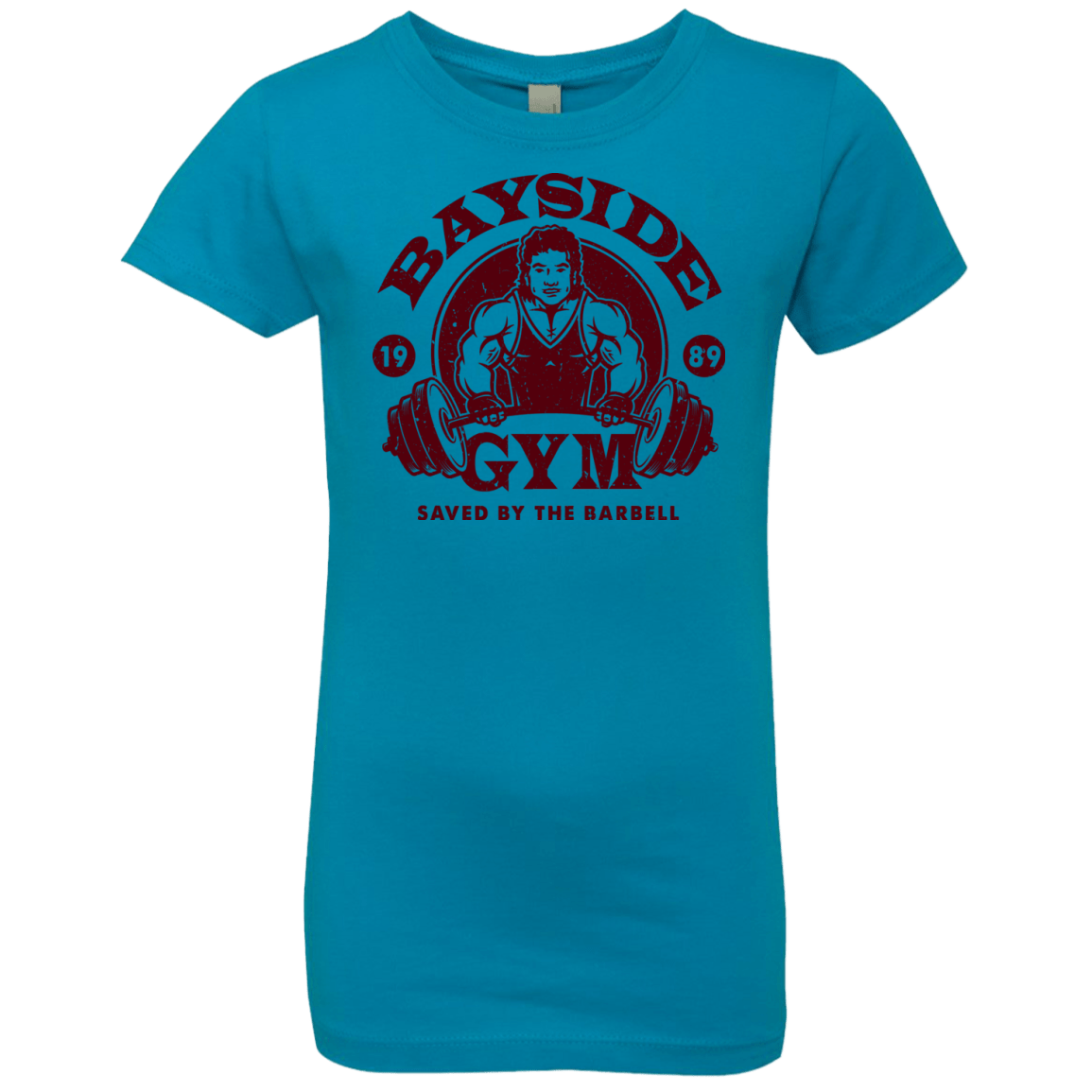 T-Shirts Turquoise / YXS SAVED BY THE BARBELL Girls Premium T-Shirt