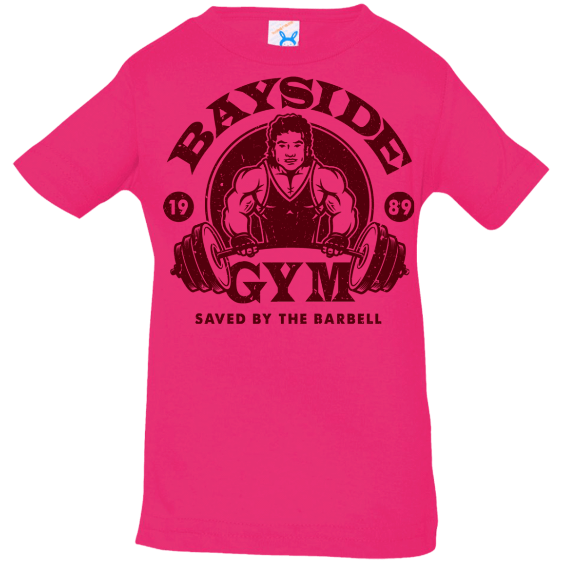 T-Shirts Hot Pink / 6 Months SAVED BY THE BARBELL Infant PremiumT-Shirt