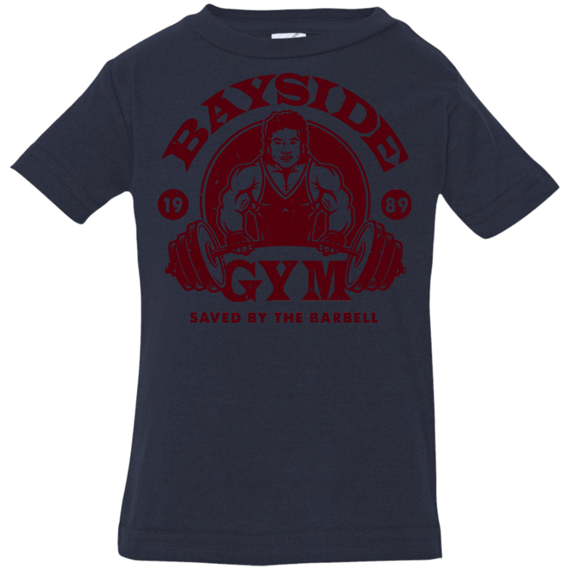 T-Shirts Navy / 6 Months SAVED BY THE BARBELL Infant PremiumT-Shirt