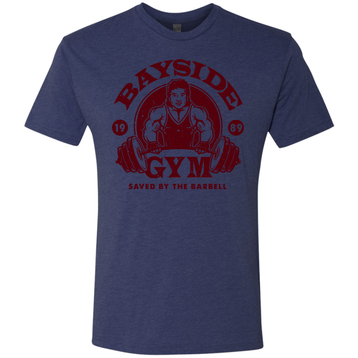 T-Shirts Vintage Navy / Small SAVED BY THE BARBELL Men's Triblend T-Shirt