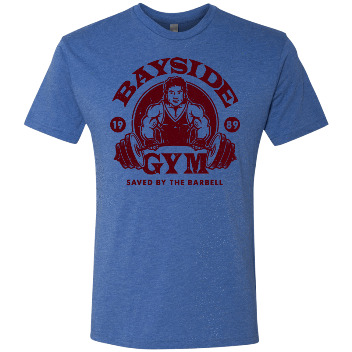 T-Shirts Vintage Royal / Small SAVED BY THE BARBELL Men's Triblend T-Shirt