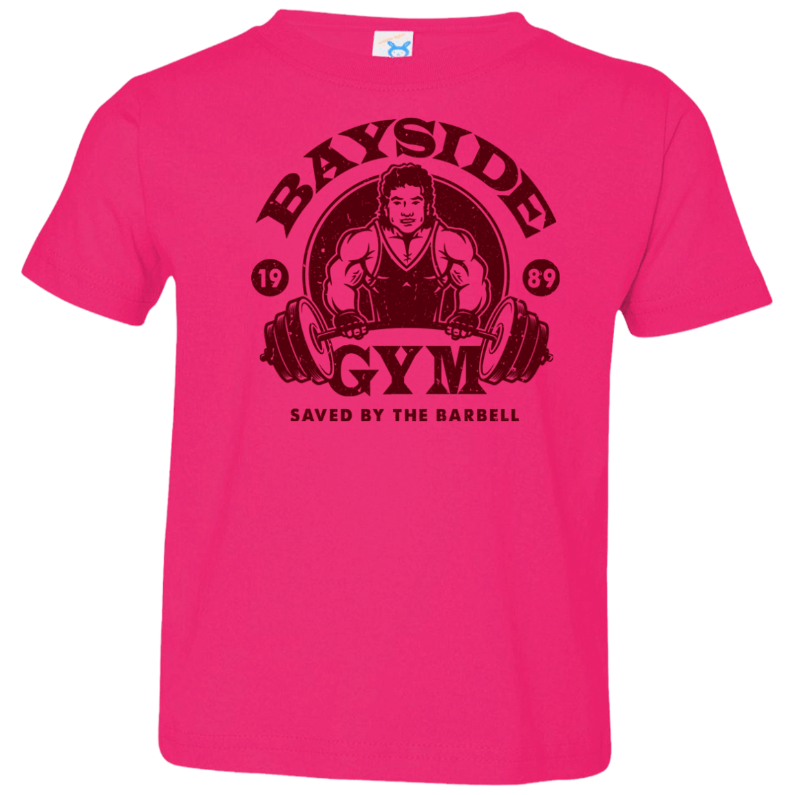 T-Shirts Hot Pink / 2T SAVED BY THE BARBELL Toddler Premium T-Shirt