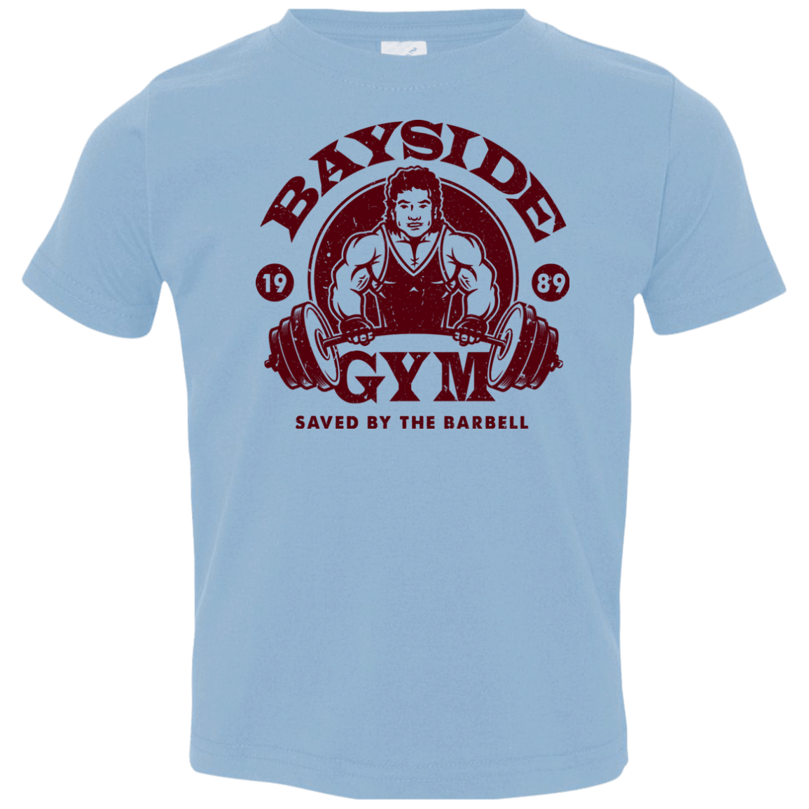 T-Shirts Light Blue / 2T SAVED BY THE BARBELL Toddler Premium T-Shirt
