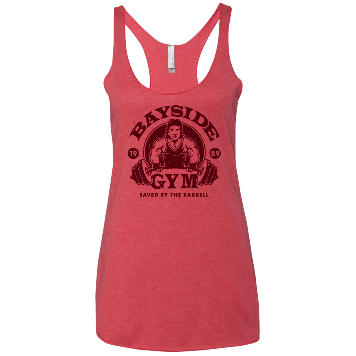 T-Shirts Vintage Red / X-Small SAVED BY THE BARBELL Women's Triblend Racerback Tank