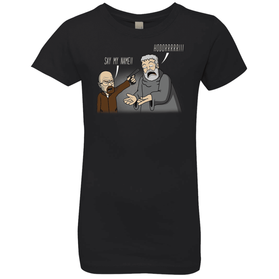 T-Shirts Black / YXS Say My Name!! Girls Premium T-Shirt