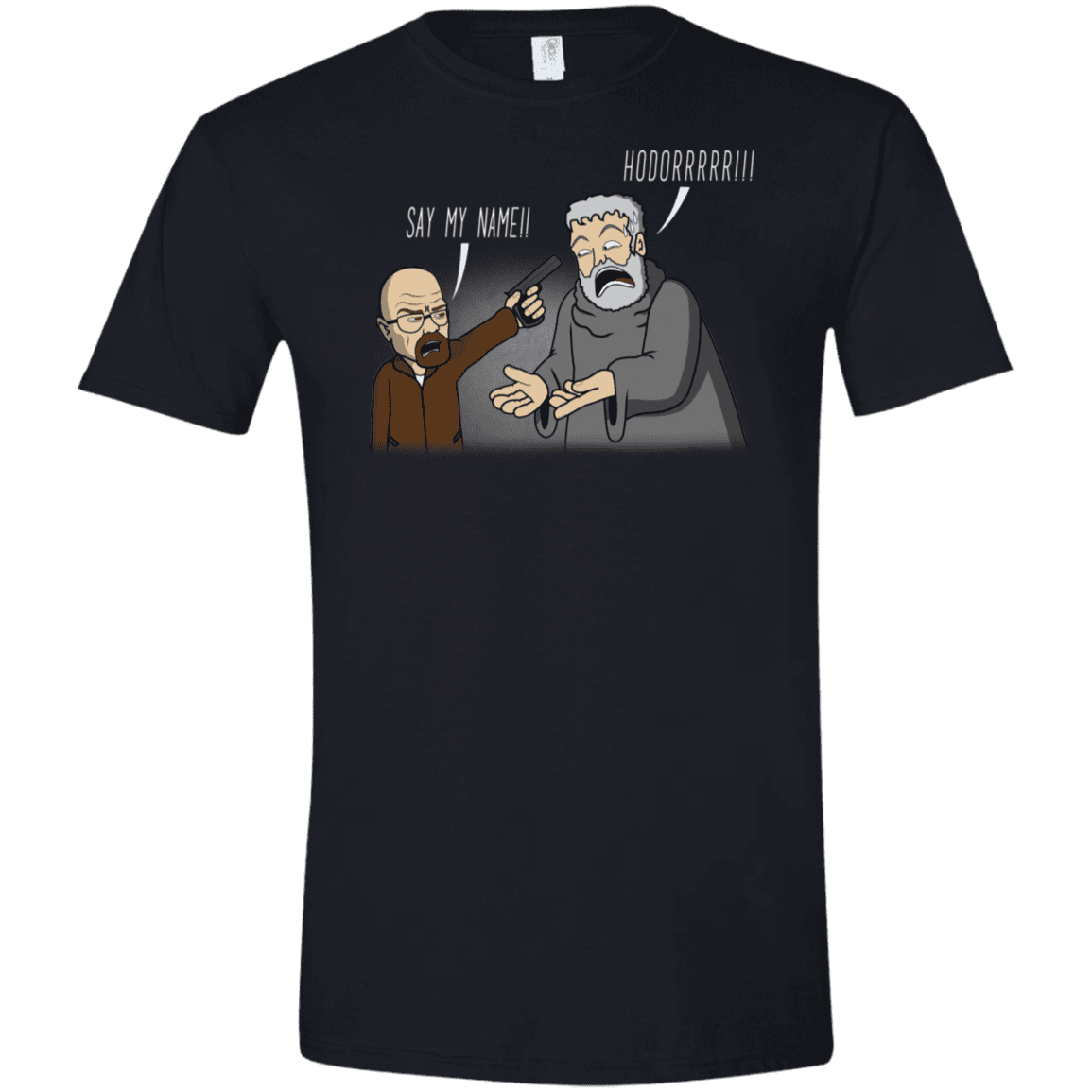 T-Shirts Black / X-Small Say My Name!! Men's Semi-Fitted Softstyle