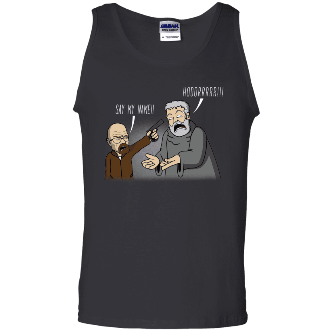 T-Shirts Black / S Say My Name!! Men's Tank Top