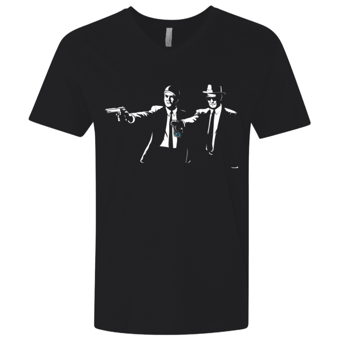 T-Shirts Black / X-Small SAY MY NAME ONE MORE TIME Men's Premium V-Neck